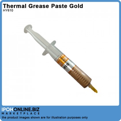 HY610 High Performance Heatsink Compounds Gold Thermal Grease 20ml HY610 High Performance Heatsink Compounds Gold Thermal Grease 20ml